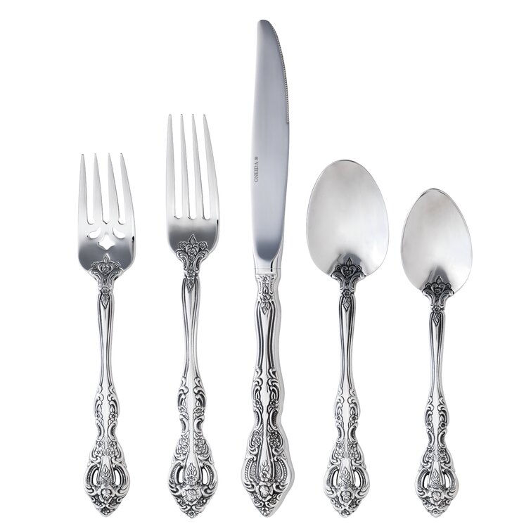 Michelangelo 20 Piece 18/10 Stainless Steel Flatware Set, Service for 4